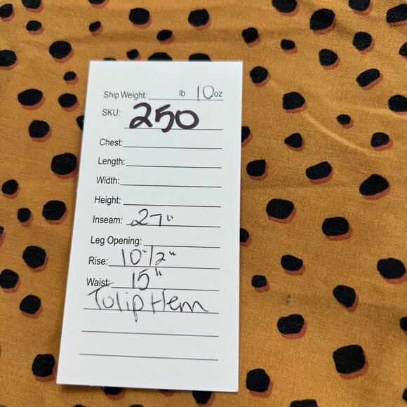 Marine Layer Allison Tulip Hem Cheetah Print Pant Size Medium - Picture 9 of 9